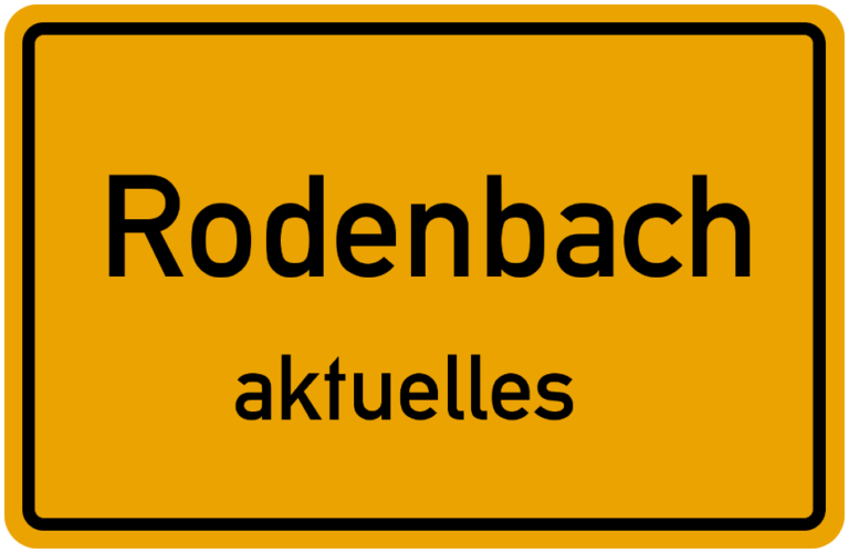 Save The Date: Rodenbach Feiert 1000 Jahre Vom 27.- 29. Juni 2025