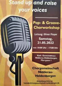 Main Kinzig Echo MKK Nachrichten Flyer Chorworkshop