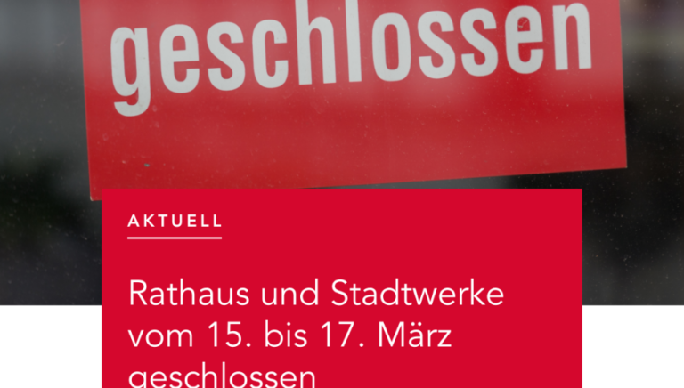 Nidderau: Rathaus Und Stadtwerkehaus Geschlossen