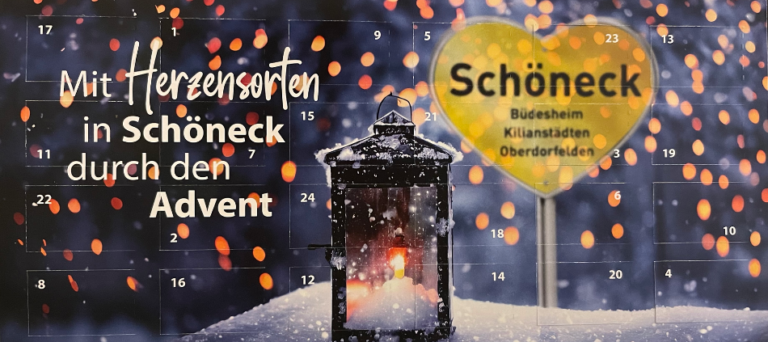 „Mit Herzensorten In Schöneck Durch Den Advent” – Bürgermeisterkandidatin Carina Wacker Verteilt Adventskalender Mit Schöneck-Motiven