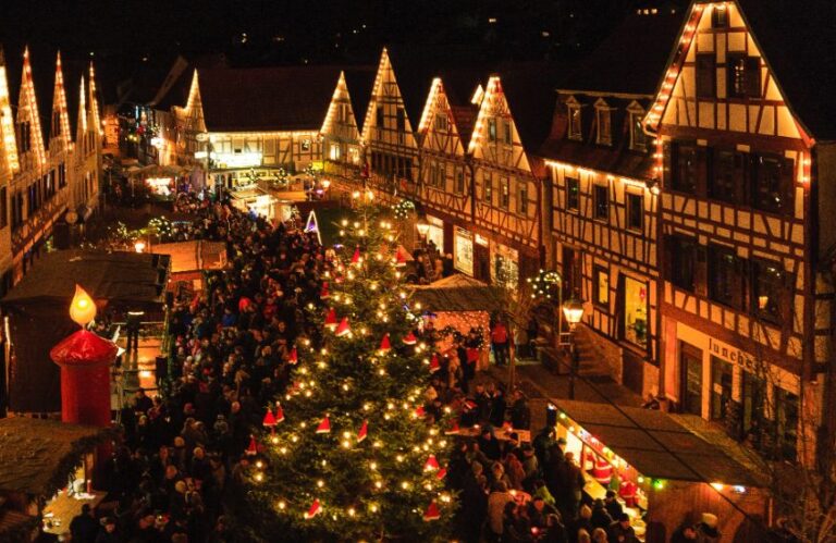 Nidderauer Weihnachtsmarkt Am 1. Adventswochenende: Lichterglanz In Der Malerischen Altstadt Windecken