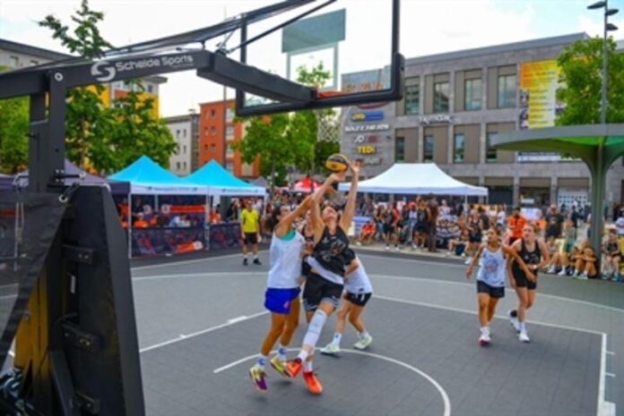 Sportliches Hanau: Basketball-Meisterschaften auf dem Freiheitsplatz