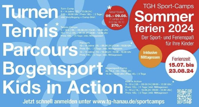 Sommercamps der TG Hanau 1837