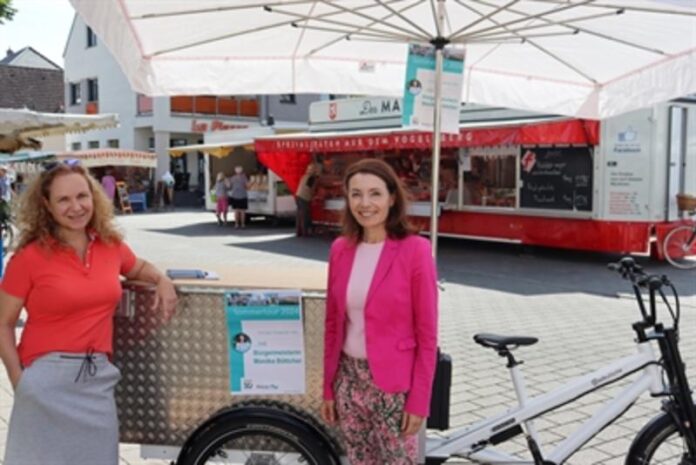 Bürgermeisterin auf Sommertour