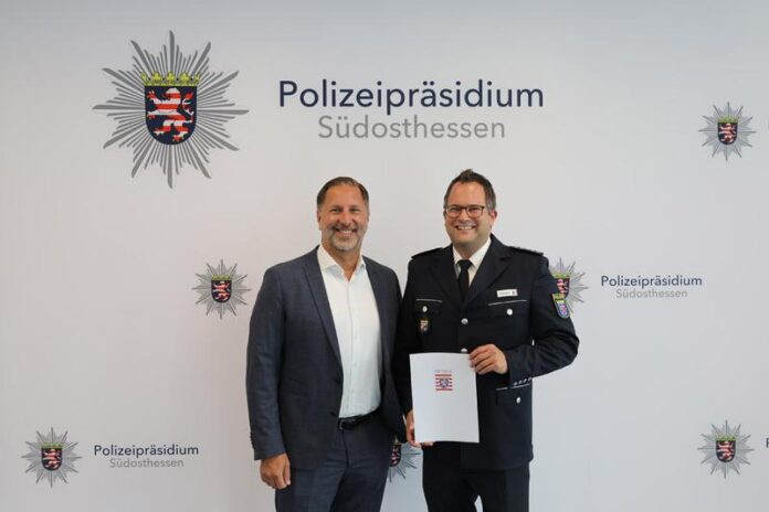 Christopher Leidner, der neue Pressesprecher des Polizeipräsidiums Südosthessen