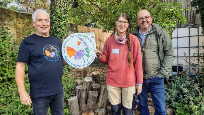 Main.Kinzig.Blüht.Netz-Schild für Bandkeramiker Garten Nidderau