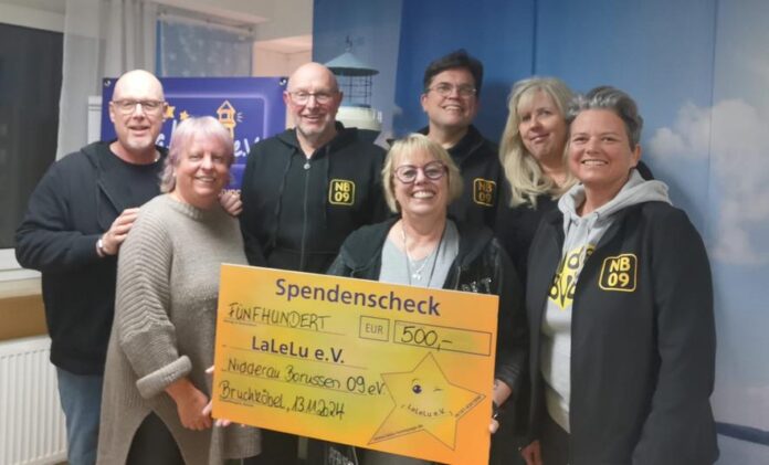 Nidderau-Borussen übergeben Spende an LaLeLu