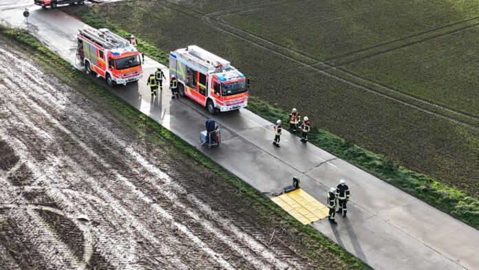 Abschlussübungen bei der Feuerwehr Schöneck