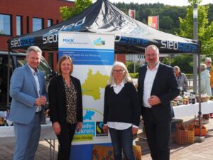 fair einkaufen beim feierabendmarkt in biebergemünd