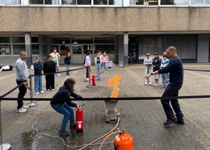 Sicherheitstraining für Jahrgang 5 der Suttner-Schule