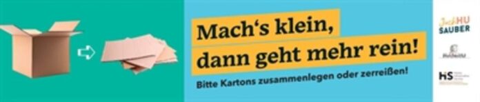 „Mach‘s klein, dann geht mehr rein“