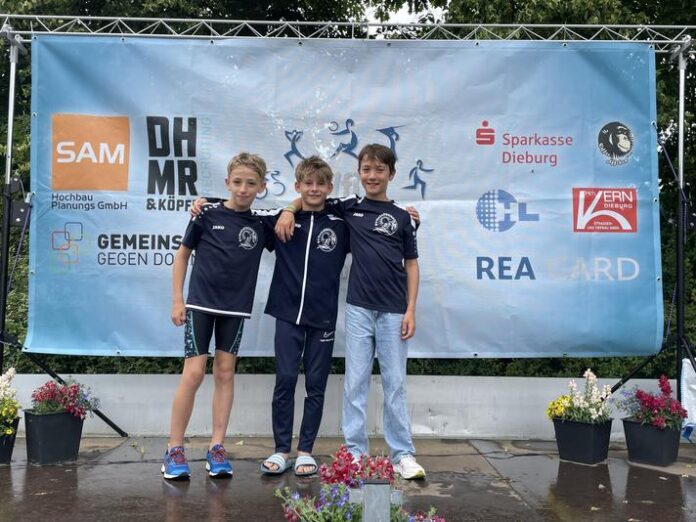 Nachwuchscup des Hessischen Triathlon Verbands - Liko Martin, Mattis Lik und Fynn-Luca Neuser mit starken Leistungen für den SV Gelnhausen