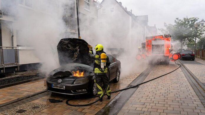 PKW-Brand in Langenselbold