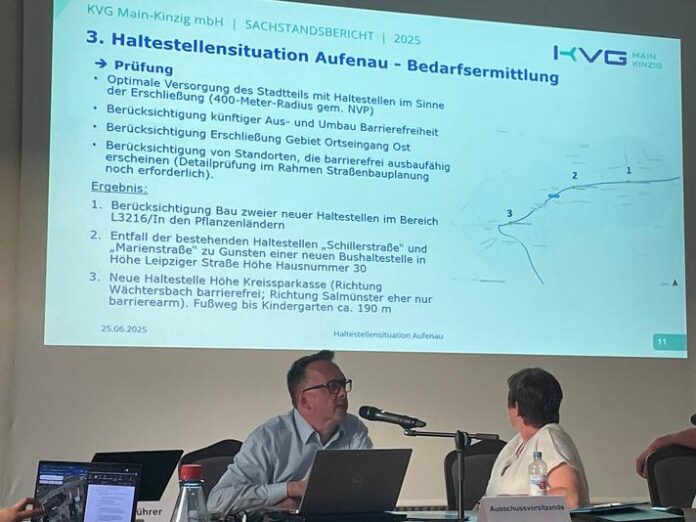 Zentrale Haltestelle für Aufenau rückt näher – Politik schafft Voraussetzungen für barrierearme Mobilität
