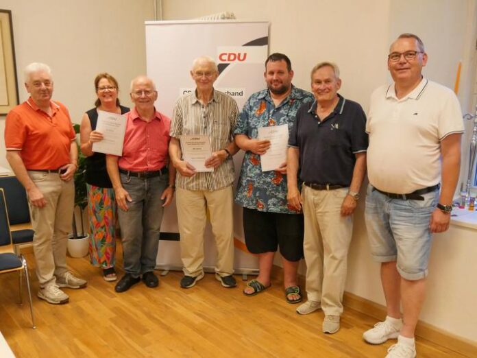 CDU Erbstadt mit großem Zuspruch bei Mitgliederversammlung