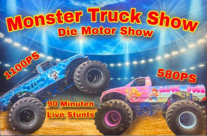 Adrenalin pur: Die Kübler Motor Show bringt Action, Akrobatik und Monster Trucks in deine Stadt!