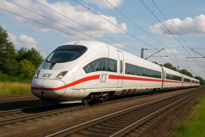 Nördliche Seite der neuen Personenunterführung am Bahnhof Gelnhausen wird unter Wasser betoniert