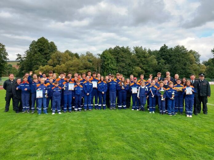 Jugendfeuerwehren Bad Soden-Salmünster belegten Platz 1, 2 und 3 bei Osthessen-Cup