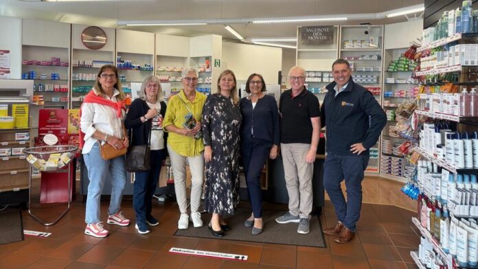 SPD Hammersbach informiert sich in der Marien Apotheke