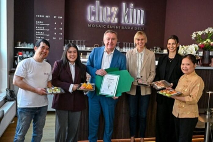 Mosaic Sushi bei „Chez Kim“ in der Hanauer Altstadt