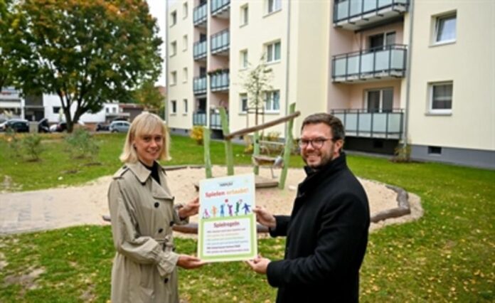 „Spielen erlaubt!“: Baugesellschaft Hanau setzt kinderfreundliches Zeichen für ein positives Miteinander