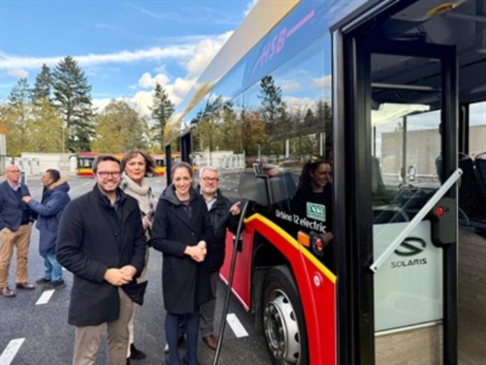 HSB: Erster E-Omnibus in Hanau geladen
