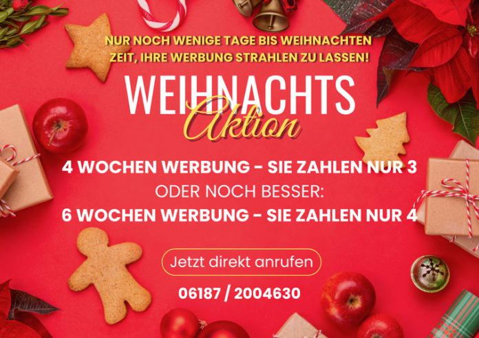 Nur noch wenige Tage bis Weihnachten