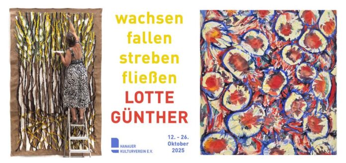 Ausstellung „wachsen, fallen, streben, fließen“ mit Werken von Lotte Günther