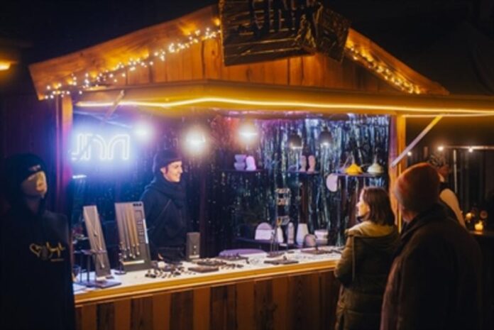 Wintergold am Schlossplatz