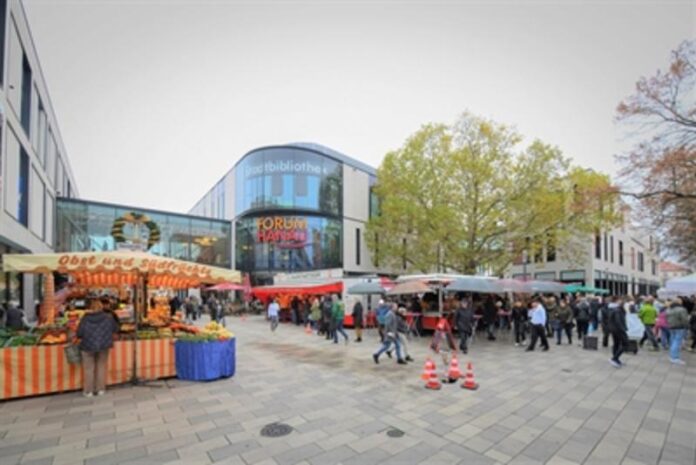 Hanauer Wochenmarkt zieht vorübergehend auf den Freiheitsplatz