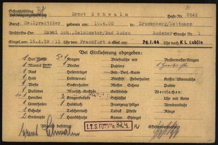 Ein Bibelforscher aus Salmünster erduldete Haft in sieben Konzentrationslagern im NS-Regime