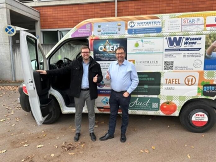 Gestohlener Kühlwagen der Hanauer Tafel repariert und wieder im Einsatz