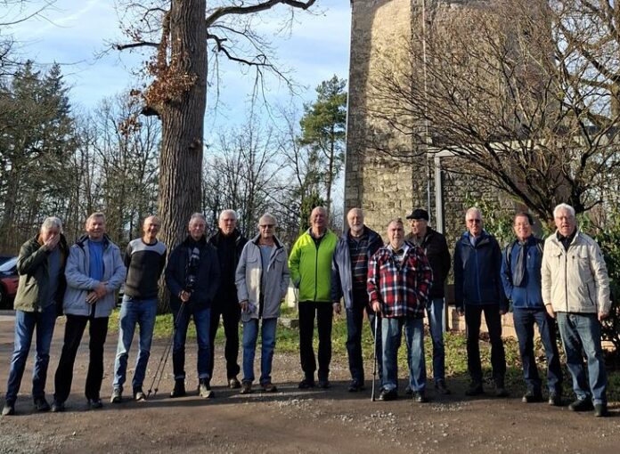 Traditionelle Winterwanderung der TSV-Männergymnastikgruppe zum Buchberg
