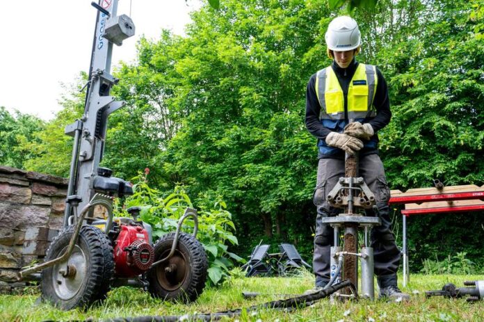 Erkundungsbohrungen in Heldenbergen und Eichen in der 3. KW