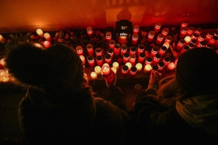 Stilles Gedenken in Hanau an die Opfer des Anschlags vom 19. Februar