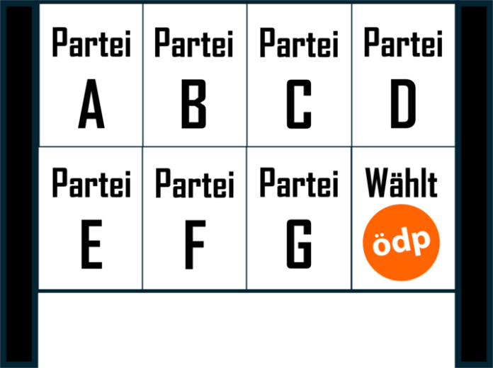 ÖDP regt öffentliche Plakatwände für Wahlwerbung an